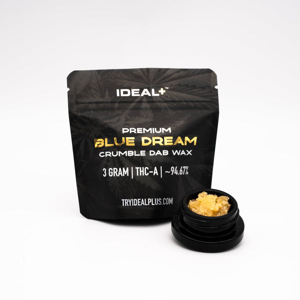 Blue Dream 94.67% THCa Crumble Dab Wax 3g