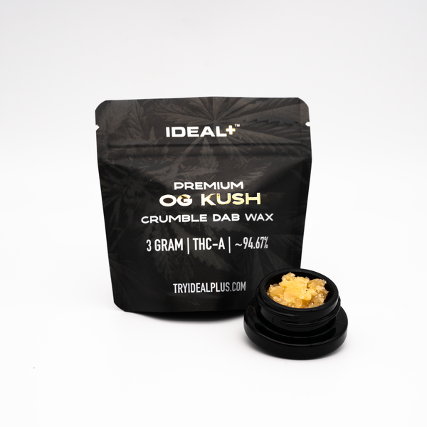 OG Kush 96.66% THCa Crumble Dab Wax 3g