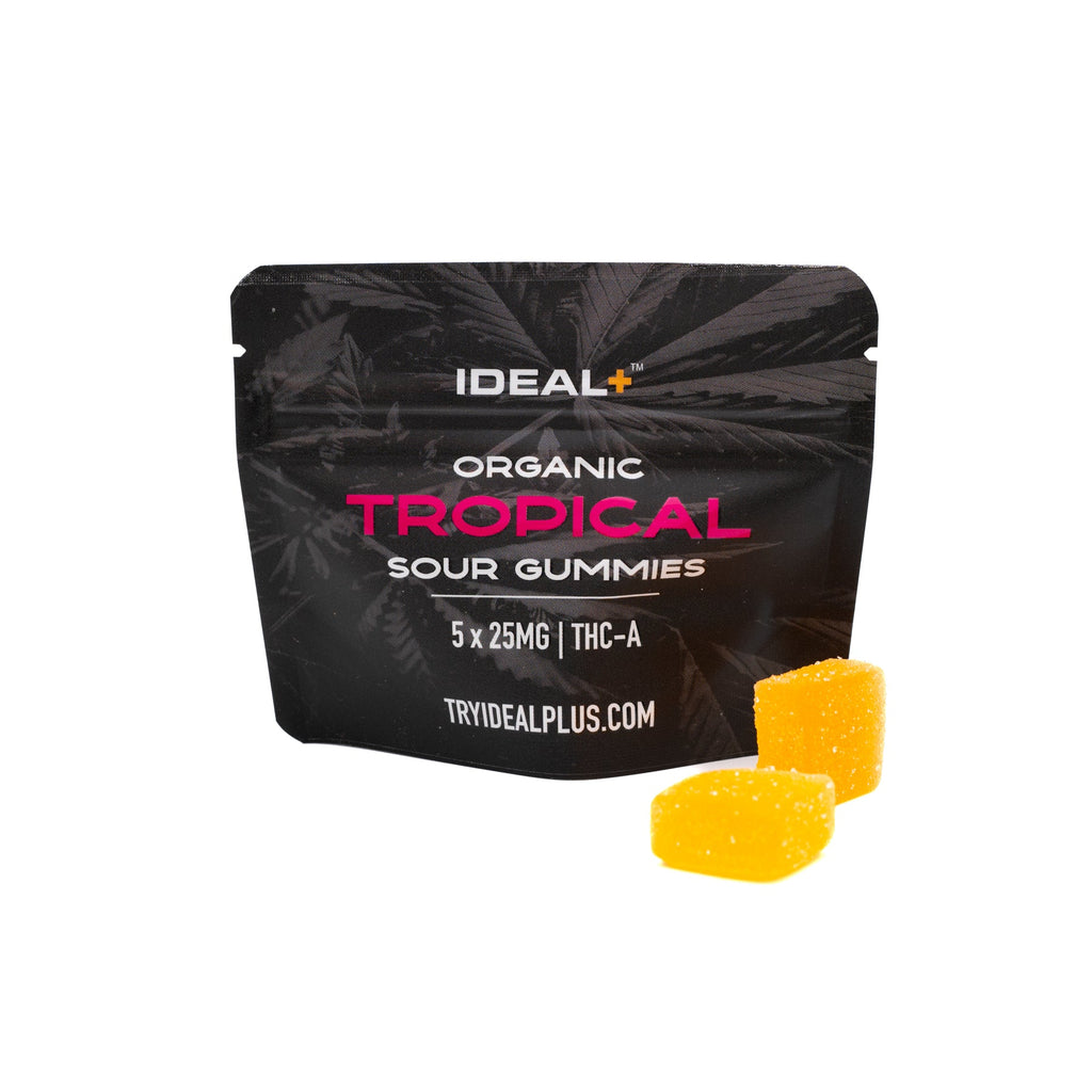 Tropical Sour THCA Gummies 25mg - 5 Pack