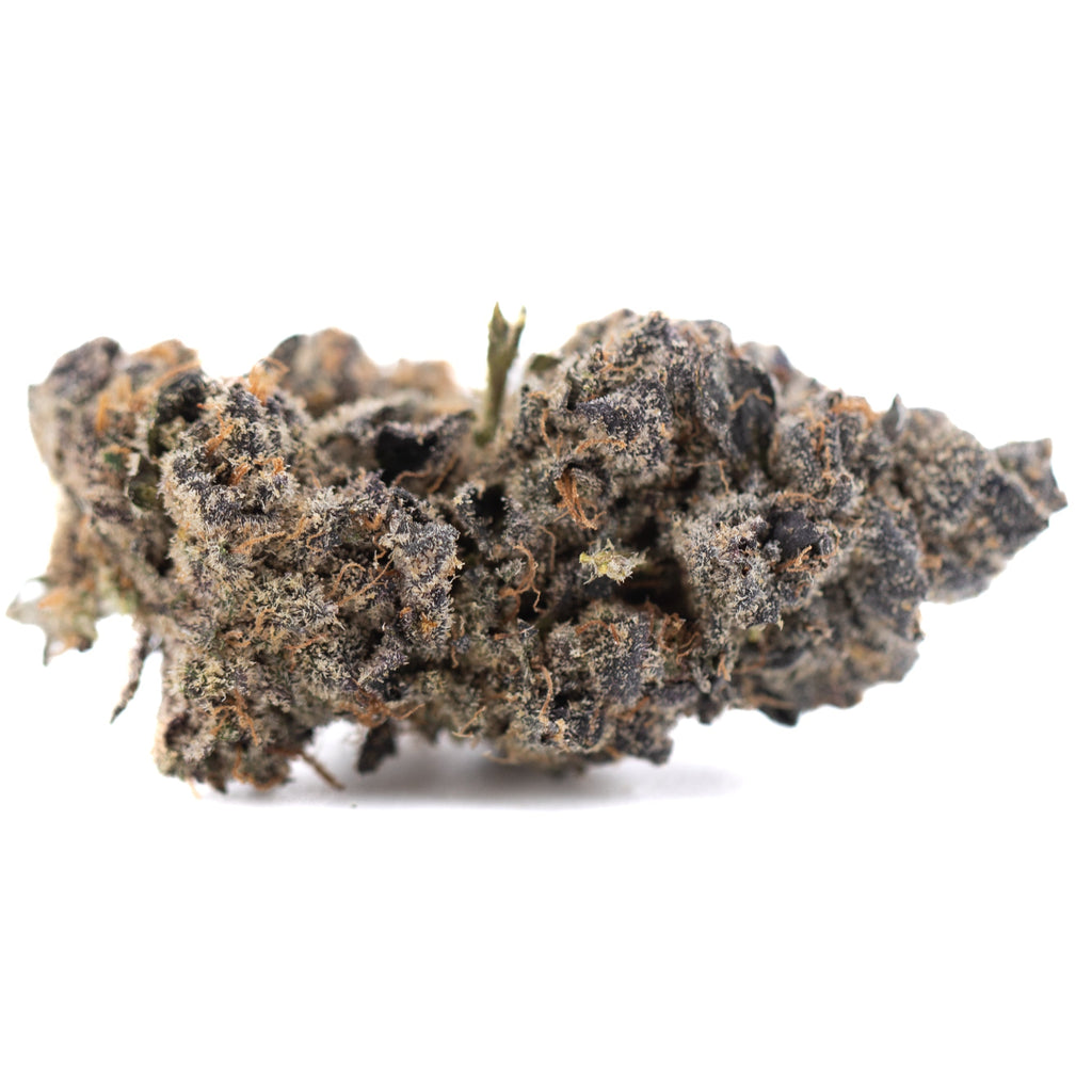 Sour Pears Indoor THCa Flower: Frosty dark green marijuana bud